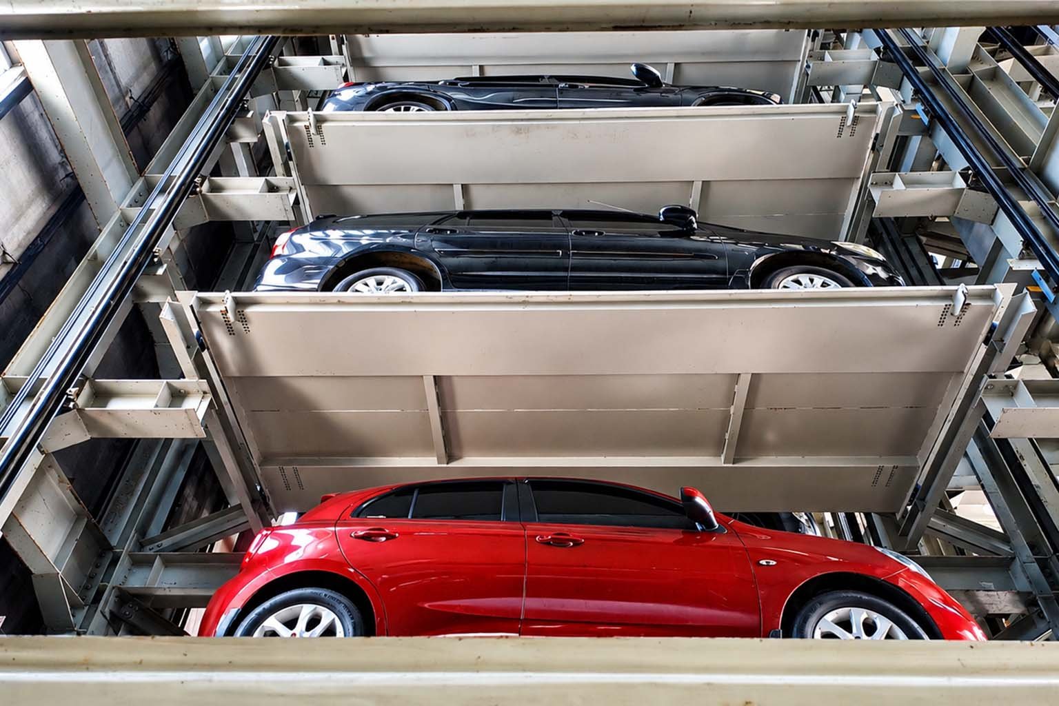 2 Level Hydraulic Stack Parking System